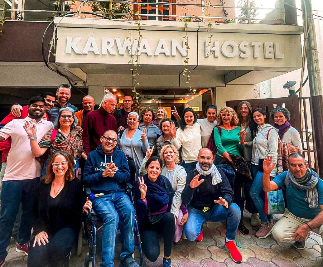 Karwaan Hostel Rishīkesh Eksteriør billede